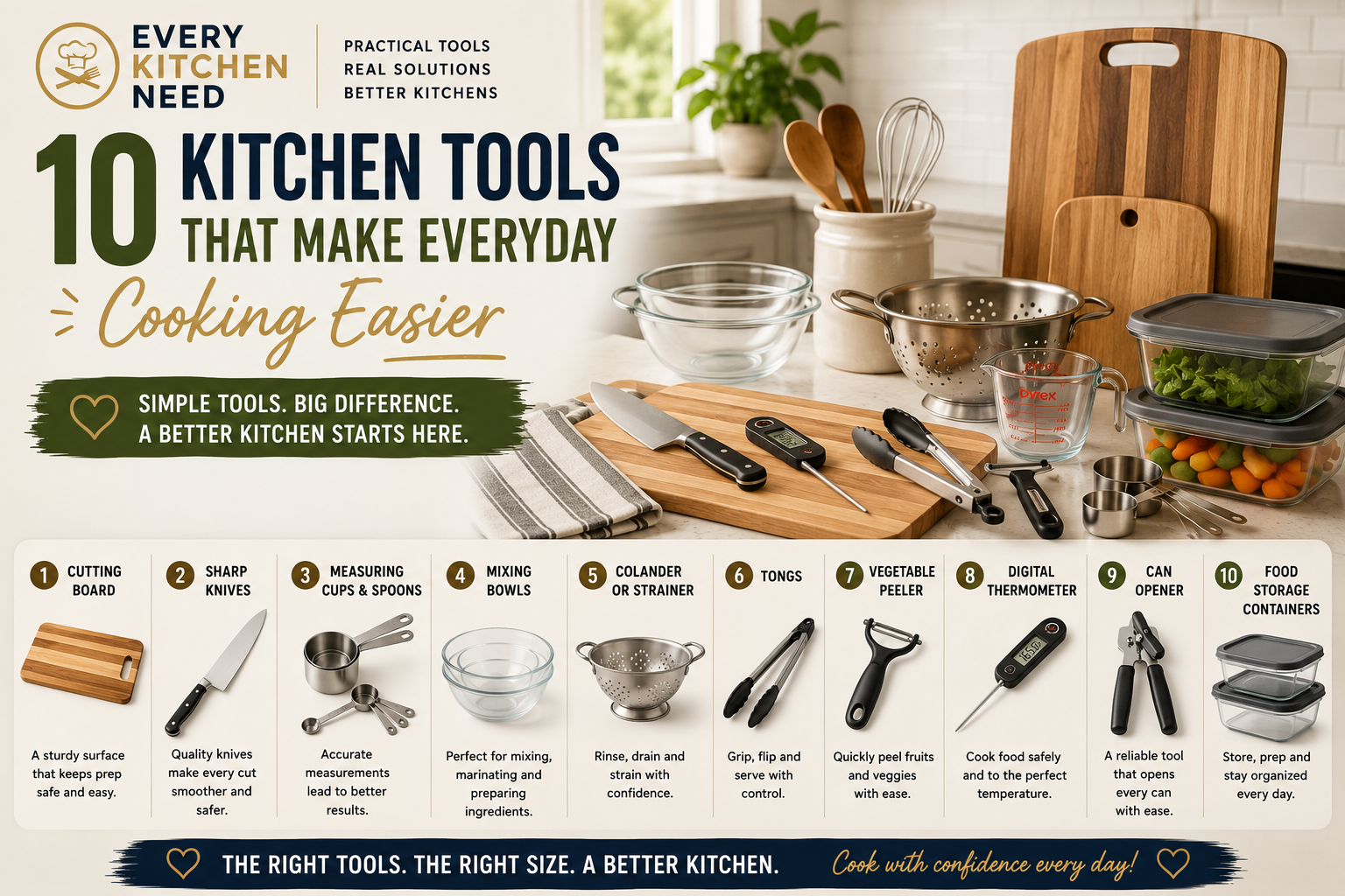 10 Kitchen Tools That Make Everyday Cooking Easier