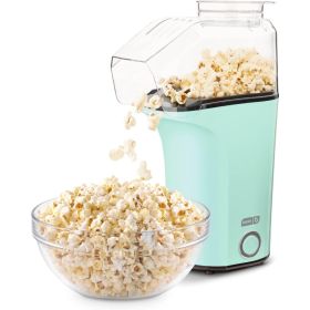 Popcorn Maker 16 Cup Hot Air Popper Aqua Electric Popcorn Machine For Quick Easy Healthy Snack Preparation
