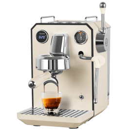 PSG3006W American-style espresso machine, semi-automatic coffee maker with 1450W power output and 15Bar espresso extraction capacity. Features ULKA hi
