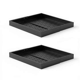 Pull Out Cabinet Organizer, 4 Pack Expandable Width (12.2"-18.9"), 20.47" Deep Pull Out Drawers for Cabinets, Sliding Drawer for Kitchen Pantry Cabine