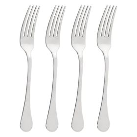 Gibson Home Manchester 4 Piece Stainless Steel Dinner Fork Set