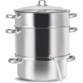 11 Quart Stainless Steel Steamer / Fruit Vegetable Juicer - FRVR1489