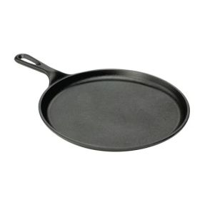 10.5 inch Round Pre-Seasoned Cast Iron Skillet Griddle Frying Pan Made in USA - LTPFCIGB223058961