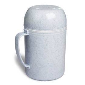 Brentwood 1.2 Liter Wide Mouth Glass Vacuum/Foam Insulated Food Thermos
