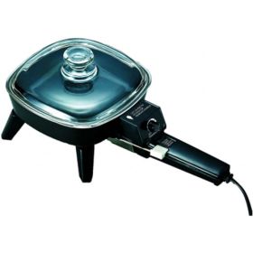 Brentwood 6 in. Electric Skillet with Glass Lid