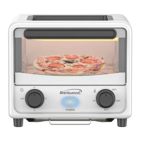 Brentwood 3 Liter Mini Toaster Oven in White