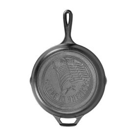 Black 10 inch Lightweight Cast Iron Skillet Set Made in USA - USATUPMA1776