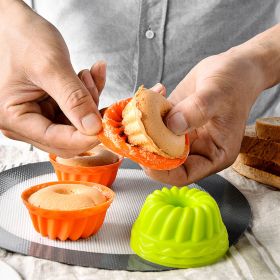 12pcs/Set, Silicone Baking Cups, Reusable Cupcake Liners, Home Cake Molds, Standard Size Muffin Liners, Dishwasher Safe, Baking Tools, Kitchen