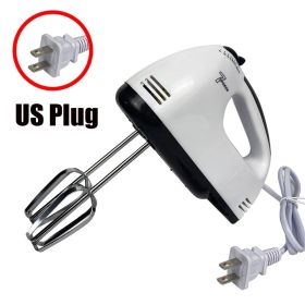 Multifunctional 7 Speed Mini Mixer Electric Food Blender Handheld Mixer Egg Beater Automatic Cream Food Cake Baking Dough Mixer - US Plug