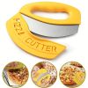 Pizza Knife, Knife, Equipped With Sharp Stainless Steel Blade, Easy To Clean, Is Also A Safe Pizza Slicing Machine, With The Blade Cover - 1pc