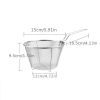 1pc Frying Strainer Basket Frying Net Hedge Noodle Spoon Frying Net Frying Basket Frying Leak Net French Fries Kitchen Foldable - 1pc Frying