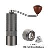 Portable Manual Coffee Bean Grinder High Quality CNC Stainless Precision Steel Core Bean Crusher Kitchen Supplies - gray 5 Stars
