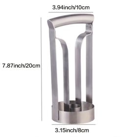 1pc Stainless Steel Pineapple Meat Extractor, Pineapple Knife, Pineapple Core Peeler For Home, Restaurant, Kitchen Utensils, 7.87"×3.94"×3.94" - 1PC