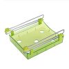Refrigerator Pull out Bins - Hanging Retractable Fridge Shelf - Green