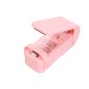 Mini Heat Bag Sealing Machine Package Sealer Bags Thermal Plastic Food Bag Closure Portable Sealer Packing Kitchen Accessories - pink