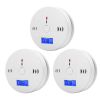 1-6Pcs CO Sensor Carbon Monoxide Detector Sound Independent CO Poisoning Warning Alarm Detectors Meter Kitchen Fireplace Indoor - CN - 3PCS