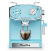 20 Bar Espresso Machine for home- Professional Compact Espresso Maker with Milk Frother Steam Wand, Pressure Gauge & 54oz Large Water Tank, Low