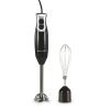 2-Speed Immersion Hand Blender for Kitchen with Blending Wand Whisk, Black - 1 Pack