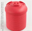 Silicone Pig Bacon Grease Container with Strainer, Heat-Resistant Grease Keeper for Filtering & Storing Bacon Fat, Cute Piggy Design Cooking Oil