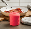 Silicone Pig Bacon Grease Container with Strainer, Heat-Resistant Grease Keeper for Filtering & Storing Bacon Fat, Cute Piggy Design Cooking Oil