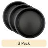 (3 pack) Nonstick Steel 9" x 9" Round Cake Pan, Dark Gray - 3 Pack