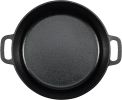 Cast Iron Dutch Oven Pot with Lid and Dual Handles, Oven Safe, Heavy-Duty, 7-Quart, Round, Black - 1 Pack