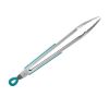 12-Inch Silicone and Stainless Steel Locking Tongs, Deep Teal - 1 Pack