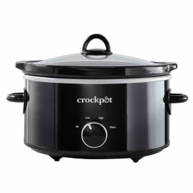 4-Quart Classic Slow Cooker, Black - 1 Pack