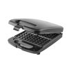 4 Slice Waffle Maker, Removable Plates, Black Matte, Model MS8400778514-1 - 1 Pack