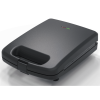 4 Slice Waffle Maker, Removable Plates, Black Matte, Model MS8400778514-1 - 1 Pack