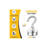 Magnetic Hooks, 30lbs+ Magnet Hook 2026 Cruise Cabin Ship Essentials Heavy Duty Strong Magnets Refrigerator Fridge Hanging for Classroom Beach