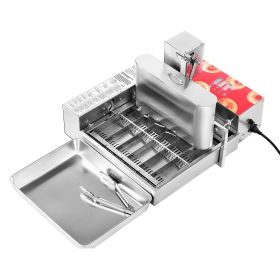 Commercial Automatic Donuts Machine, 6 Rows Donuts Making Equipment, 360 pcs/hour Electric High Power Doughnut Maker, Stainless Steel Frying Auto