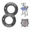 2PCS Grinding Sheets for Electric Grain Mill Grinder, Cast Iron Dry Grinding Discs, Replacement Grinding Plates Compatible with GM-001, GM-002,
