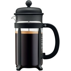 Java French Press Coffee Maker with Borosilicate - BLACK