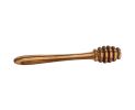 Natural Olive Wood Honey Spoon Dipper - Premium Handcrafted Eco Friendly 6 Inch Wooden Honeycomb Stirrer Wand for Tea Jar Drizzle, Perfect Kitchen
