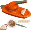 2-in-1 Manual Dough Press and Dumpling Maker - Premium Empanada, Pastry, Pierogi, and Ravioli Press Mold, Easy Kitchen Baking Tool for Fast