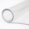 Plastic Table Cover, 46"x96"x0.08", Transparent PVC Table Protector, Rectangle Clear Desk Mat, Water Oil Proof Table Cover for Dining Table Coffer