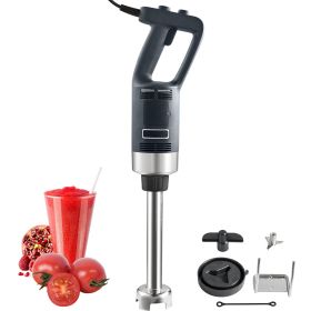 Commercial Immersion Blender, 750W 12" Heavy Duty Hand Mixer, Variable Speed Kitchen Stick Mixer with 304 Stainless Steel Blade, Multi-Purpose