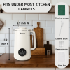 8 in 1 Automatic Nut Milk Maker Machine,35oz Multi-Functional Soy Milk Maker with 10 Blades, Plant-Based, Oat, Almond, Dairy Free Beverages with