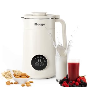 8 in 1 Automatic Nut Milk Maker Machine,35oz Multi-Functional Soy Milk Maker with 10 Blades, Plant-Based, Oat, Almond, Dairy Free Beverages with