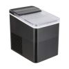 Countertop Ice Maker, Rich Black, 9 Bullet Cubes, 2 Ice Sizes, 26 lbs/24H with Removable Washable Tray Scoop, with Self-Cleaning Function - 1 Pack