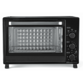 XL Toaster Oven, 34QT, 6-Slice Capacity, Black, 1500W, Bake Toast Broil - 1 Pack