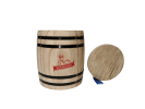 Yakimoto 1 Piece Mini Wood Canister, Small Airtight Kitchen Storage, Countertop Spice, Sugar, Snack Container, Rustic Home Decor & Cute Organizer,
