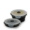 GLIDER LB Black Bento Premium Lunch Box & Food Storage Containers - Black - Small