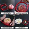 Apple Slicer Corer, Stainless Steel Upgrade 12 Sharp Apple Slicer Large, Ergonomic Plastic Handle Non-slip And Easy To Hold, Kitchen Fruit Divider