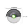 1pc Stainless Steel Round Wheel Cutter With Lid For Cake, Bread, And Pies - Kitchen Baking Tool With Roulette Roller, Suitable For Home Kitchen