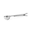Coffee Scoop Long Handled with Bag Clip Stainless Steel Measuring Tea Powder Protein Powder Instant Powder Drinks Spoon Tablespoon - stainless steel