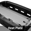 1-Burner Black Propane Gas 17.5" Portable Tabletop Grill, with Removable Lid - 1 Pack