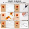 Plastic Table Cover, 46"x96"x0.08", Transparent PVC Table Protector, Rectangle Clear Desk Mat, Water Oil Proof Table Cover for Dining Table Coffer