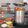 Stainless Steel Stockpot, 42 Quart Large Cooking Pots, Cookware Sauce Pot with Basket, Lid, and Handle, Heavy Duty Commercial Grade Stock Pot,